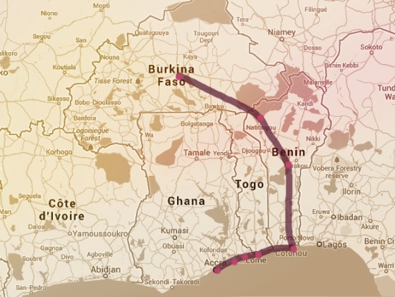 West Africa trip itinerary
